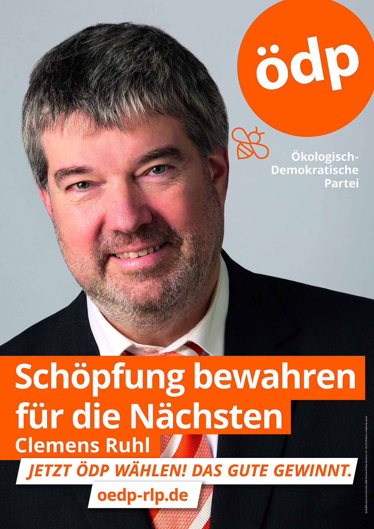 Wahlplakat Clemens Ruhl